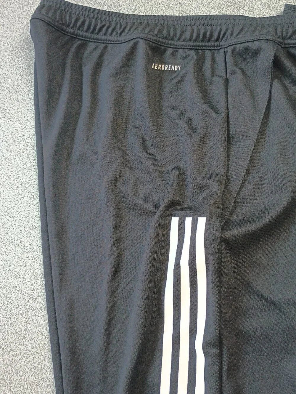 Adidas Tiro 21 Aeroready Black 3-Stripe Training Track Pants Large L